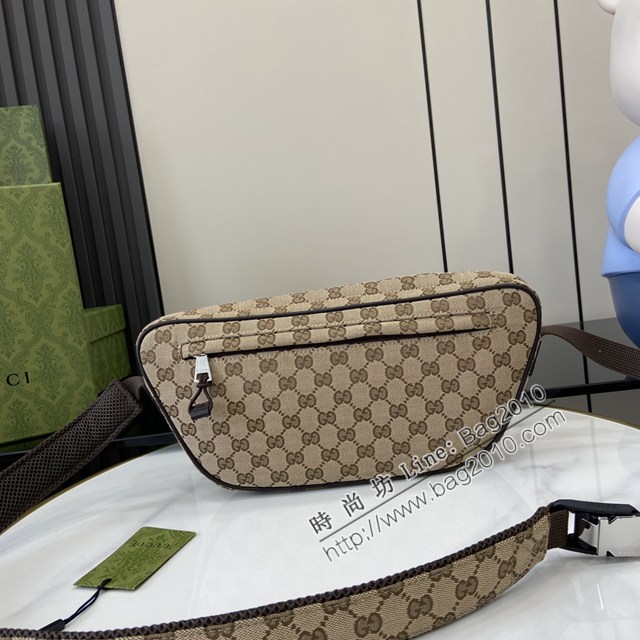 Gucci專櫃古馳最新款2025早春男士包袋系列腰包挎包 jh2798型號：802096